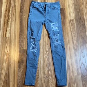American Eagle ripped jeans
